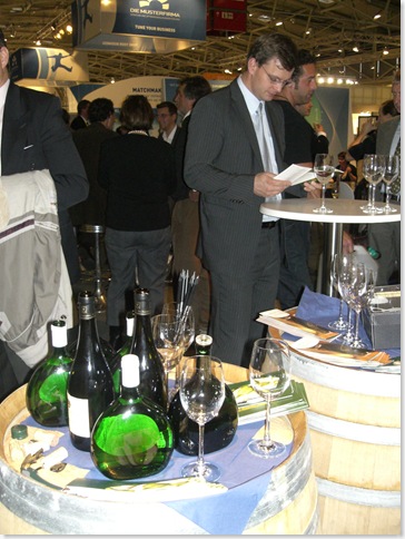 Weinprobe auf der Systems