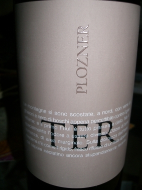 Weinetikett “Ter” von Plozner