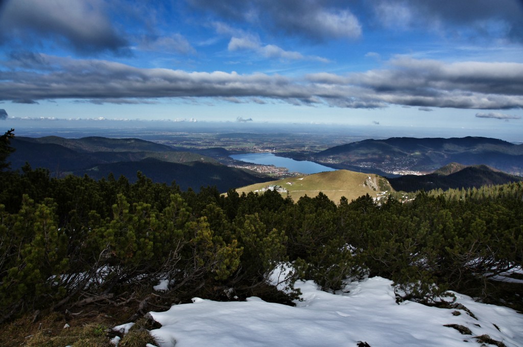 Blick vom Hirschberggipfel Richtung Norden