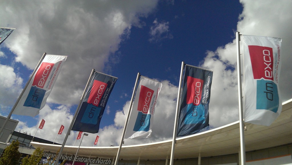 dmexco Tag 0: Die Sonne scheint. Das schlechte Wetter an den beiden Messetagen hat dem Erfolg der Messe keinen Abbruch getan.