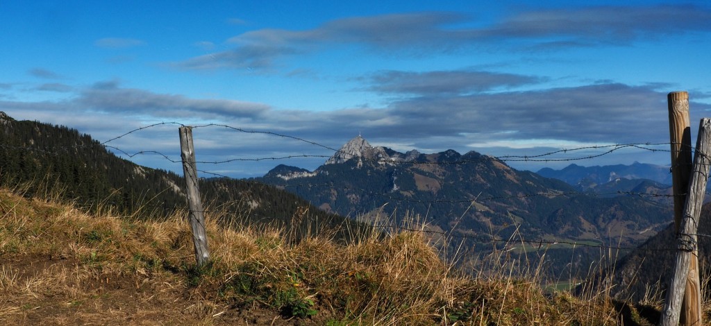 Bester Blick auf den Wendelstein.