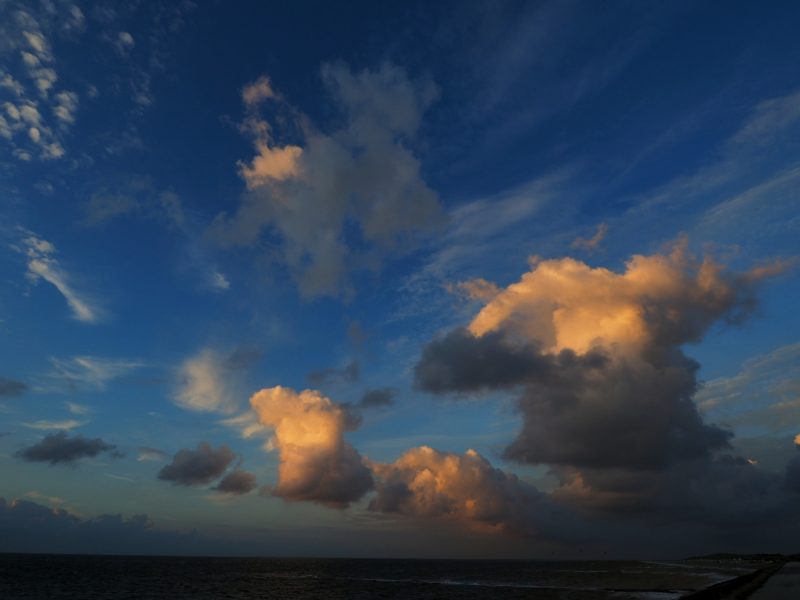 Baltrum, Ostfriesland, Sonnenuntergang