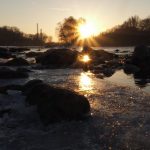 Tauwetter an der Isar in München