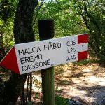 Gut ausgeschildert sind die Wege unterhalb des Monte Baldo Massivs am Gardasee