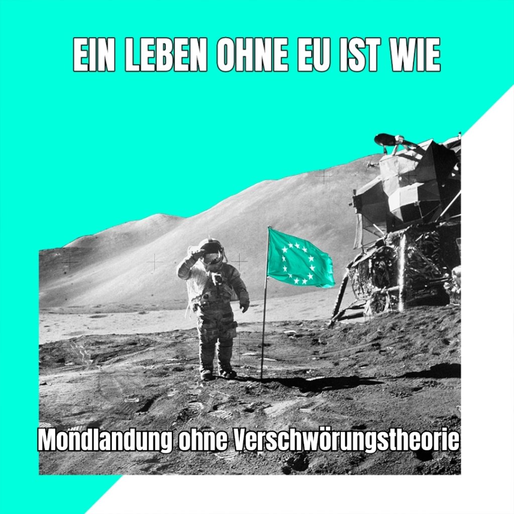 Eigene EU Memes unter https://operation-goetterfunken.de selbst produzieren.