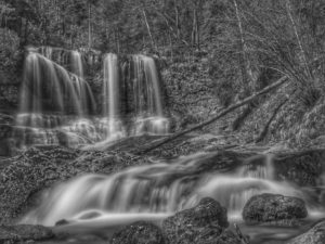 Weißbahcwasserfälle bei Inzell in Oberbayern